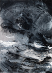  Vulkan 2/2018, Acryl auf Leinwand, 70 x 50 cm 