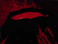  Vulkan 22/2021, Acryl auf Fotografie auf LupuBond, 90 x 120 cm 