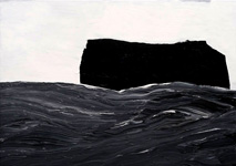  Westmännerinseln 02/19.11.07, 2007, Acryl auf Leinwand, 155 x 220 cm