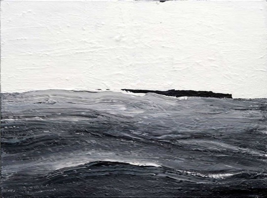 Grimsey 02/18.07.07, 2007, Acryl auf Leinwand, 155 x 210 cm