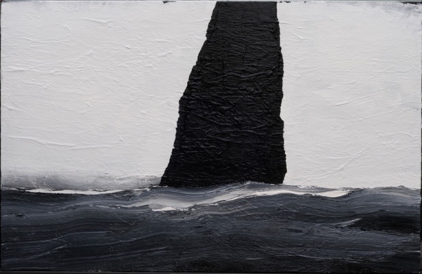 Westmännerinseln 02/05.07.07, 2007, Acryl auf Leinwand, 155 x 240 cm