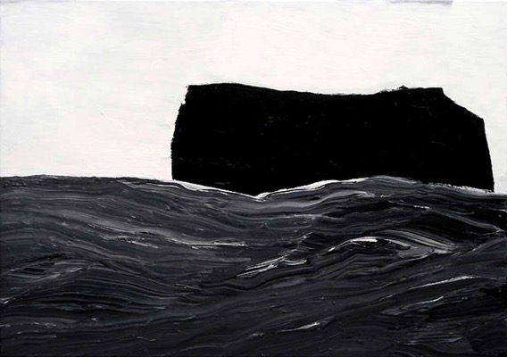 Westmännerinseln 02/19.11.07, 2007, Acryl auf Leinwand, 155 x 220 cm