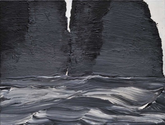 Westmännerinseln 04.06.07, 2007, Acryl auf Leinwand, 95 x 125 cm