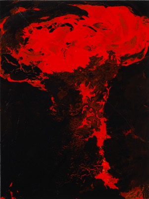 Atom 2/2018, Acryl auf Fotografie auf LupuBond, 120 x 90 cm
