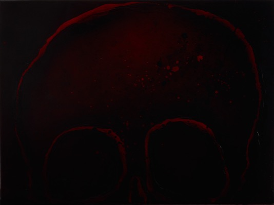 Vulkan 2/2022, Acryl auf auf Leinwand, 130 x 180 cm