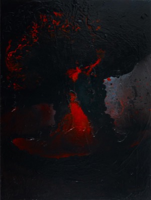Vulkan 4/2019, Acryl auf Fotografie auf LupuBond, 120 x 90 cm