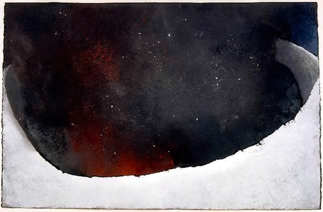 Vulkan 12.5.98, 1998, Pastell, 80 x 120 cm