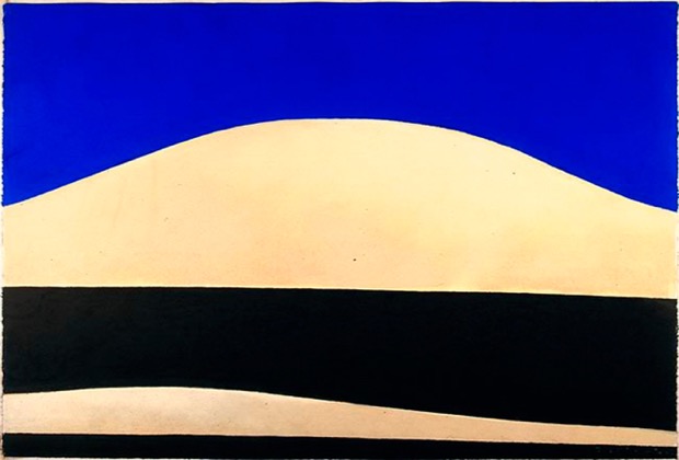 Wüste 07.01.01, 2001, Pastell, 80 x 120 cm